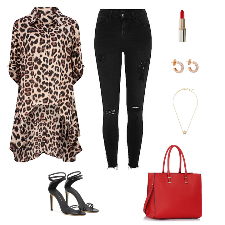 Leopard and Red - the ultimate colour combo