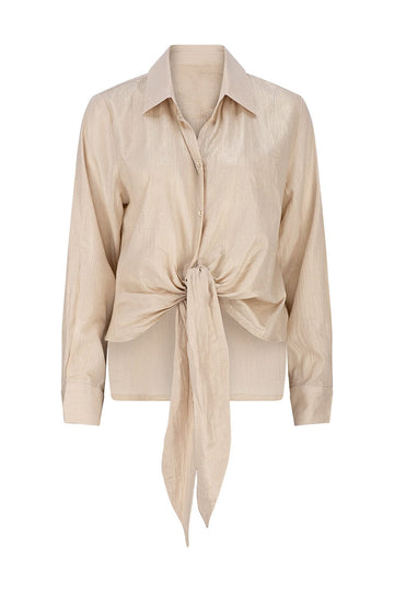 Cara Tie Front Shirt