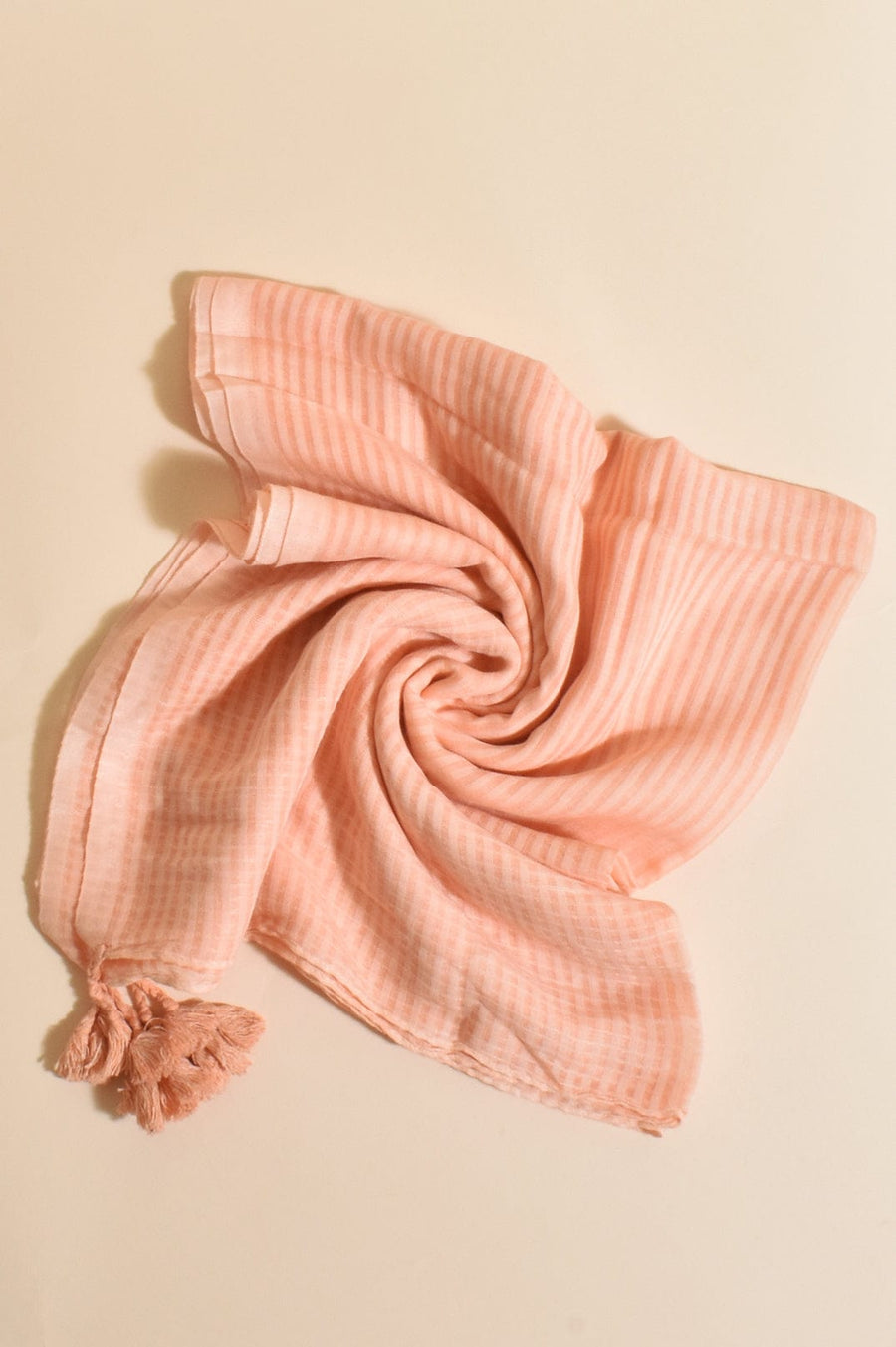 Super Light Weight Tassel Scarf