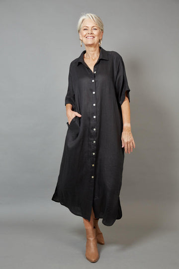 Eb & Ive Studio Shirt Dress - Ebony